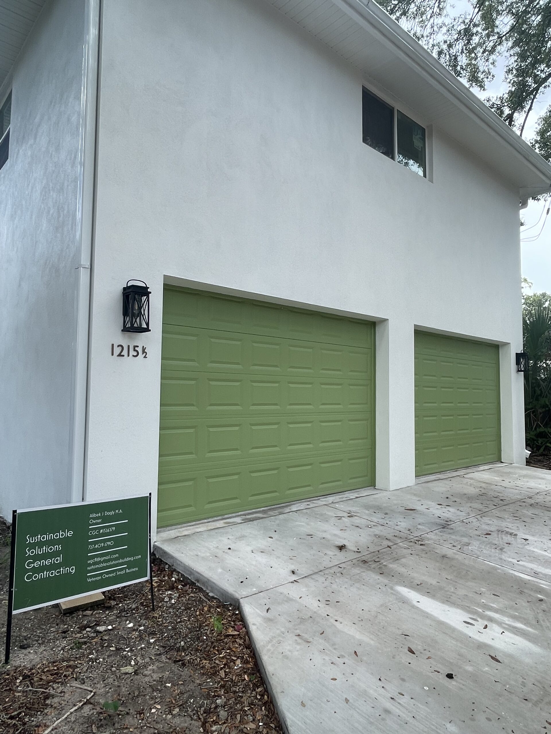 Garage apartment new build